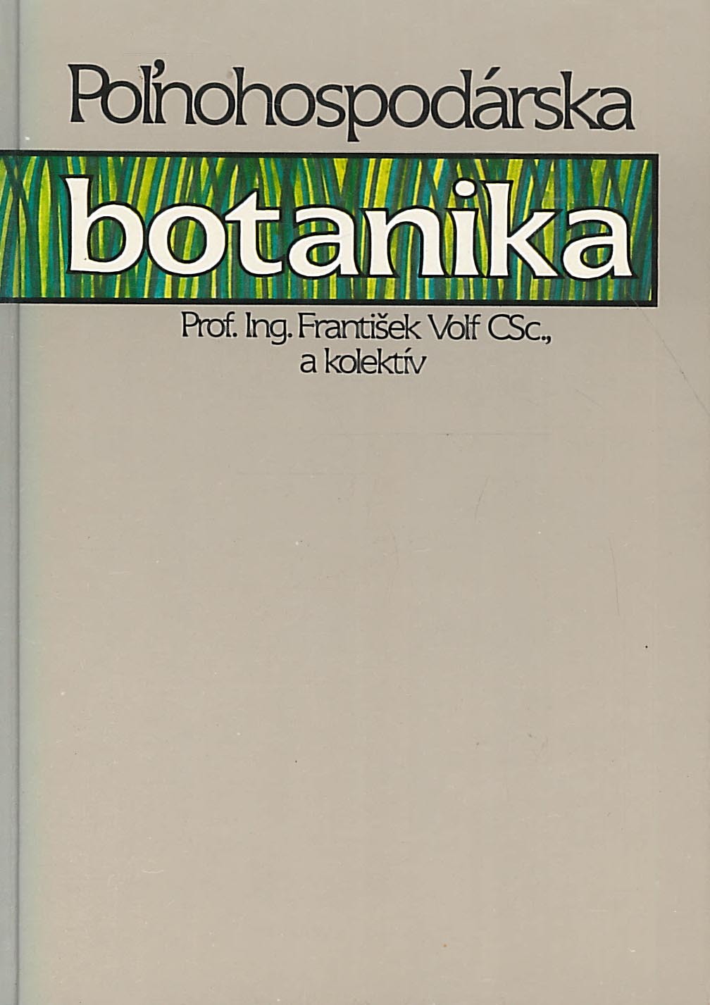 Poľnohospodárska botanika